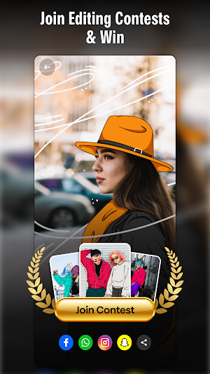Gigglam:Real Time Photo Editor Screenshot 3