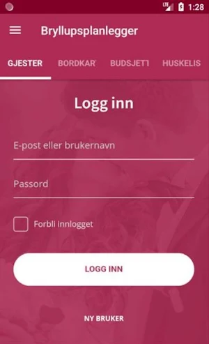 Bryllupsplanlegger Screenshot 0