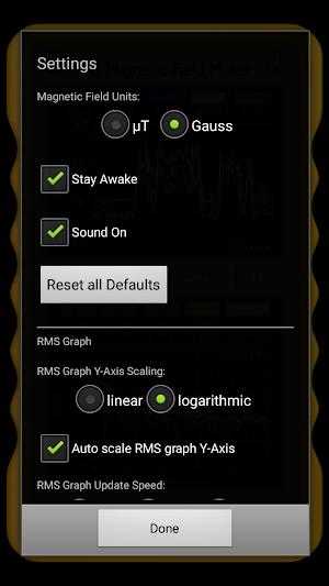 AC Magnetic Field Meter Screenshot 3
