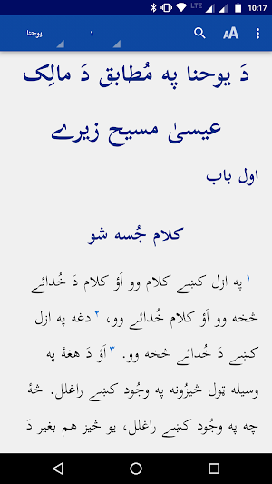 Pashto Bible / Injil  پښتو انجیل Screenshot 0