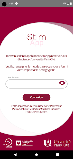 StimApp UPC Cochin ParisCentre Screenshot 0