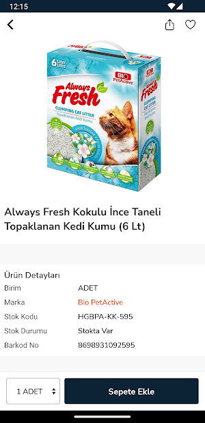 Hepgün Pet Market Screenshot 3