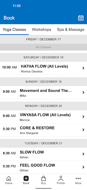 Blue Lotus Day Spa and Yoga Screenshot 1