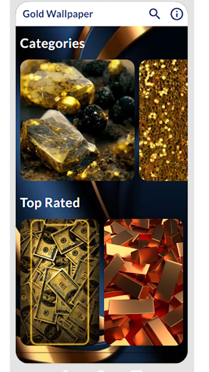 Gold Wallpaper Screenshot 0