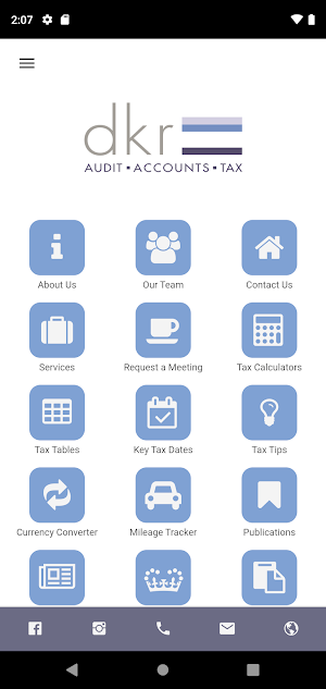 DKR Chartered Accountants Screenshot 0