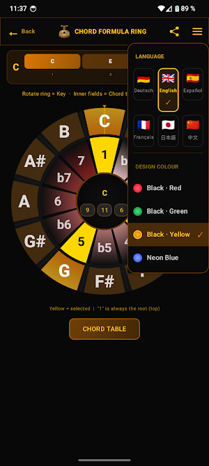Circle of Fifths Auto Screenshot 1