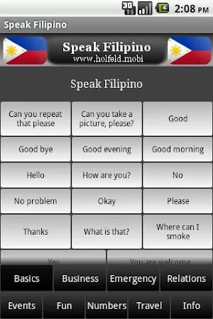 Speak Filipino Screenshot 0