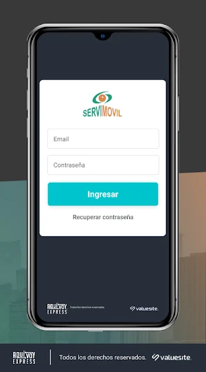 Servimovil Conductor Aquívoy Screenshot 1