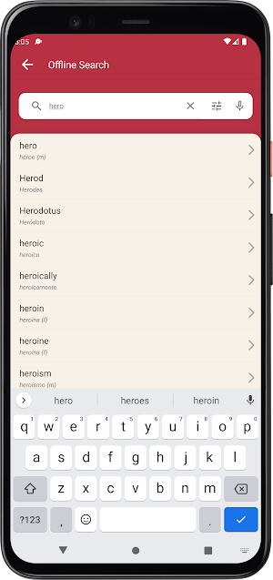 Spanish Dictionary - Offline Screenshot 1