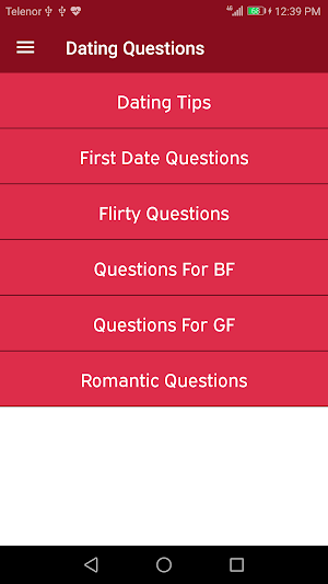 Dating Questions Screenshot 1