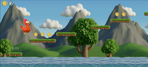 Chicken River Rush 3D Screenshot 1
