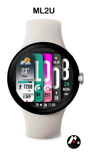 ML2U 250 Watch Face Screenshot 0