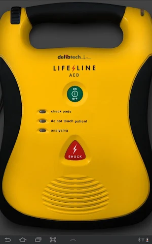TabletAED trainer DefibTech Screenshot 2