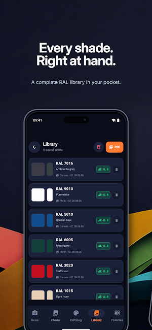 Color Picker: Paint, RAL, Hex Screenshot 2