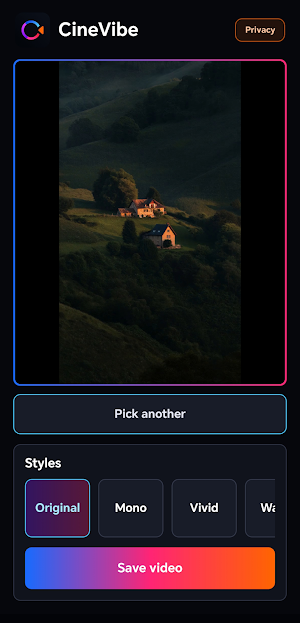 CineVibe Screenshot 0