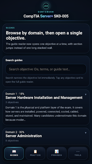 CertCrush: Server+ SK0-005 Screenshot 0
