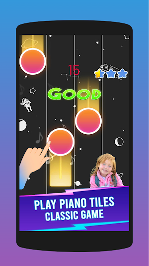 A for adley Piano Tiles Game Screenshot 2