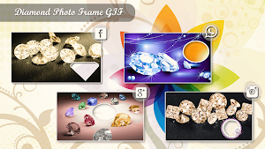 Sparkling Diamond GIF Photo Frame Editor Screenshot 1