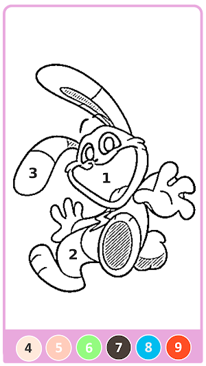 Smiling Critters Coloring Fun Screenshot 1