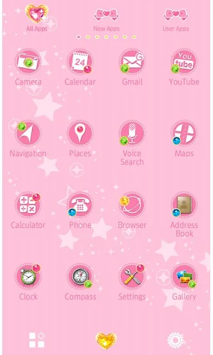 charmystar&lovelyheart Theme Screenshot 1