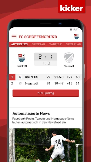 meinFCS Screenshot 2