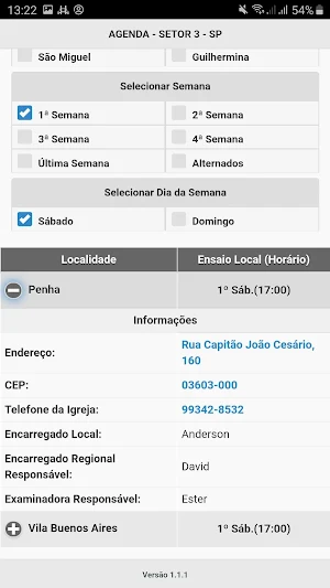 CCB Ensaios Setor 3 Screenshot 3