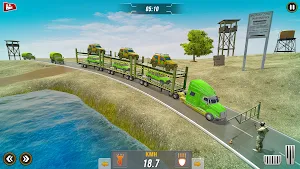 Off-Road Army Vehicle Transporter Truck Screenshot 0