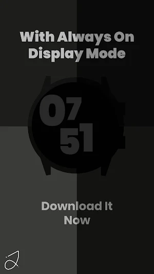 Simple Moved Watch Face Screenshot 3