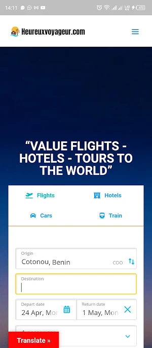 Heureux Voyageur Screenshot 0