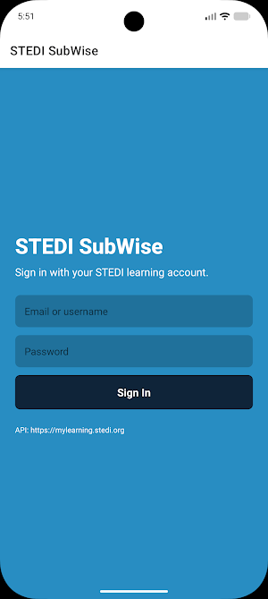 STEDI SubWise Screenshot 0