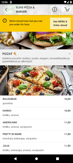 Elvis Pizza & Burger Screenshot 2