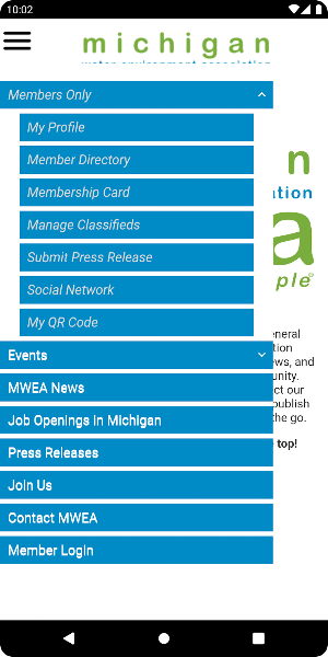 MWEA Mobile App Screenshot 2