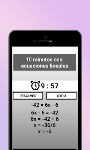 10 Minutos con Ecuaciones Line Screenshot 1
