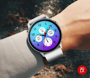 Blue Purple Elegant Watch Face Screenshot 2