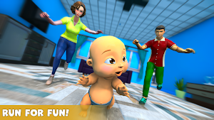 Baby hide and seek daddy Game Screenshot 0