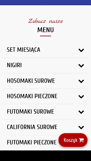Tako sushi screenshot 1