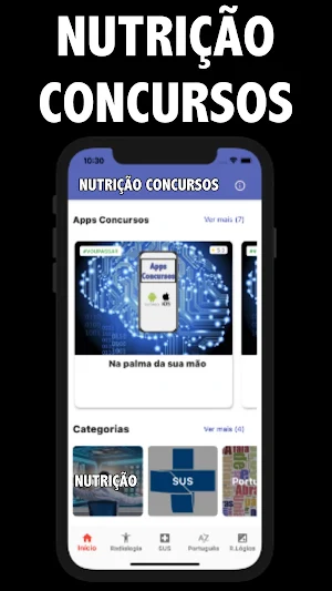 Nutrição Concursos Screenshot 0