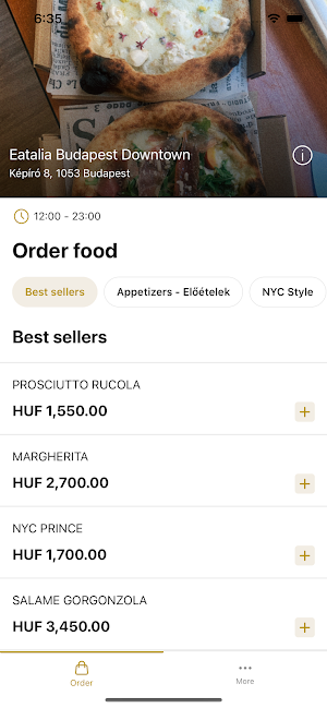 Eatalia Budapest Downtown Screenshot 1