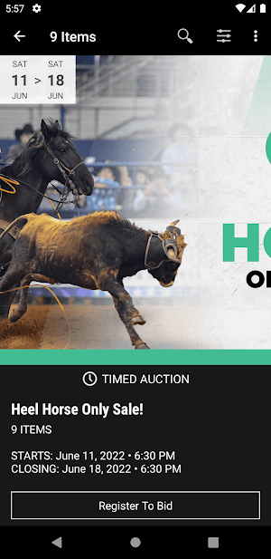 Equine Exchange Auctions Screenshot 1