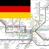 HAMBURG U/S/A/R/BUS HVV MAP