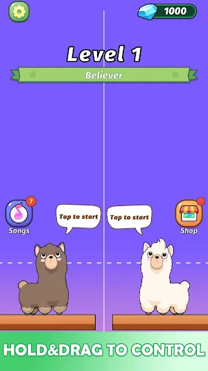 Duet Alpaca: Cute Pet Music Screenshot 0