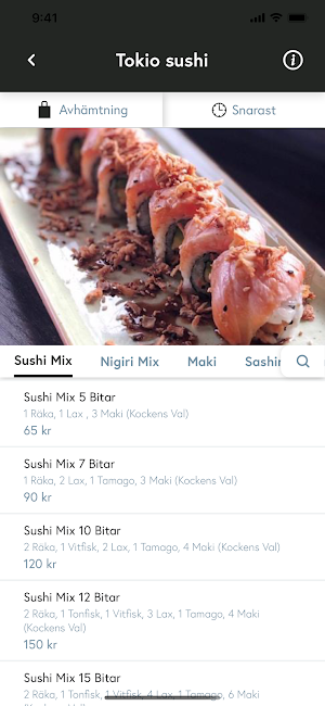 Tokio Sushi Höganäs Screenshot 1