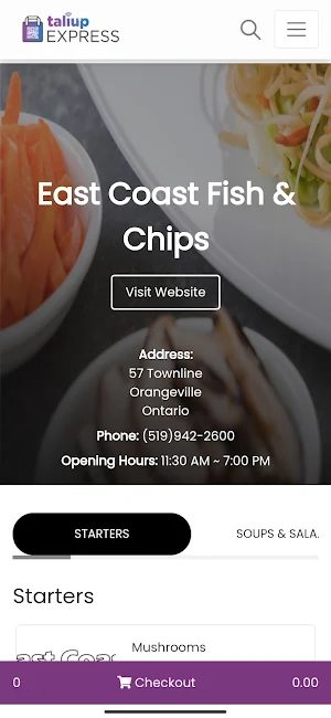 East Coast Fish & Chips Screenshot 1