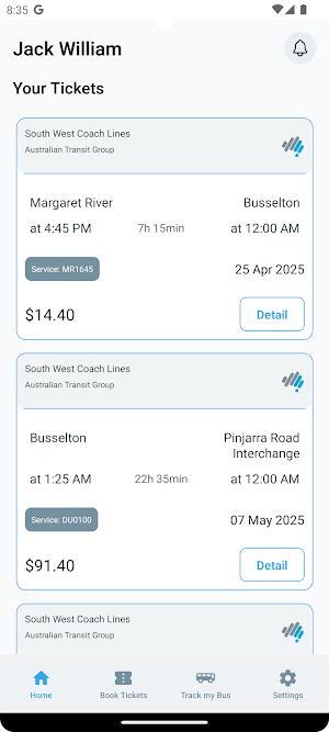SWCL Express Coach Travel Screenshot 2