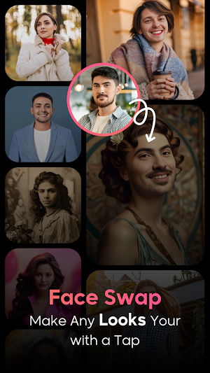AI Portrait Retro Face Swap Screenshot 0