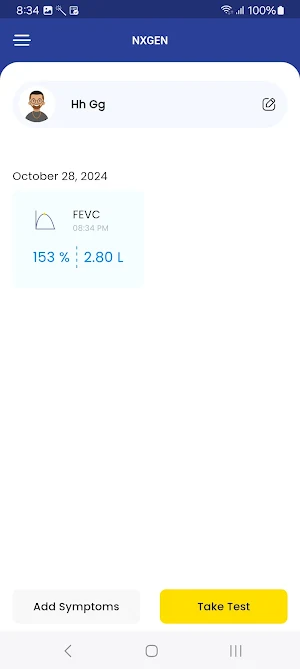 NxGen Spirometer Screenshot 3