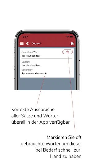 Romontsch Sursilvan Aussprache Trainer Screenshot 3