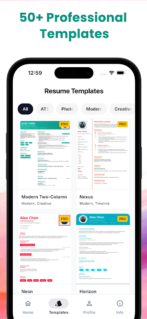 ATS Resume Builder & CV Maker Screenshot 2