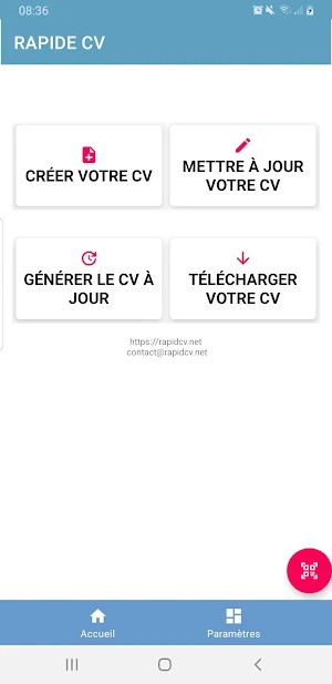 RAPIDE CV Screenshot 0