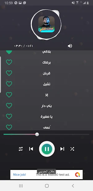 جميع اغاني الشامي 2024 بدون نت Screenshot 2